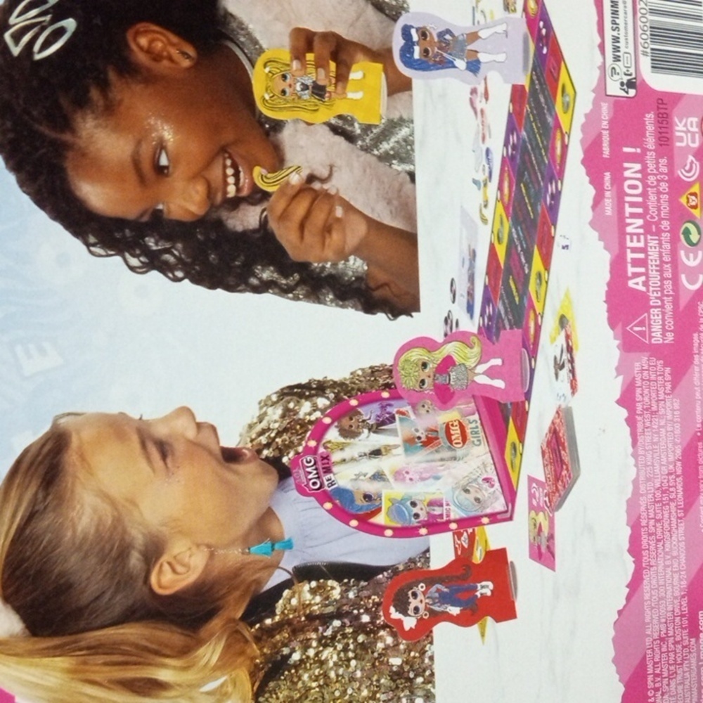 L.O.L. GIRLS OMG REMIX DRESS UP BOARD GAME AGES 6+ NWT